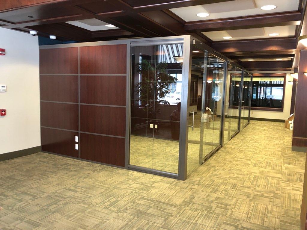 Country Bank Offices — Architectural Glass Walls project in Worcester, MA